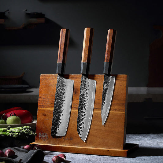Wood Magnetic Knife Holder - Multifunctional Rack