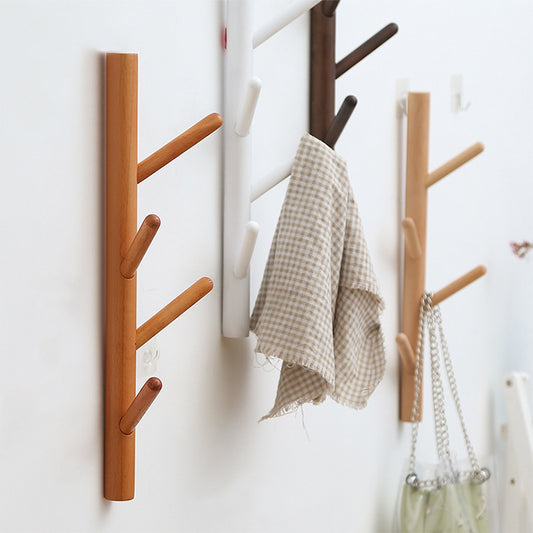 Beech Wood Wall Hook - Modern Minimalist Coat Hook