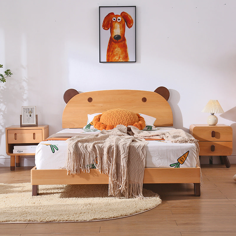 Wood Children's Bedside Table - Modern Storage