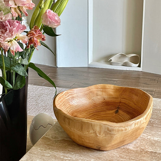 Wood Fruit Plate - Serving Dish Tableware