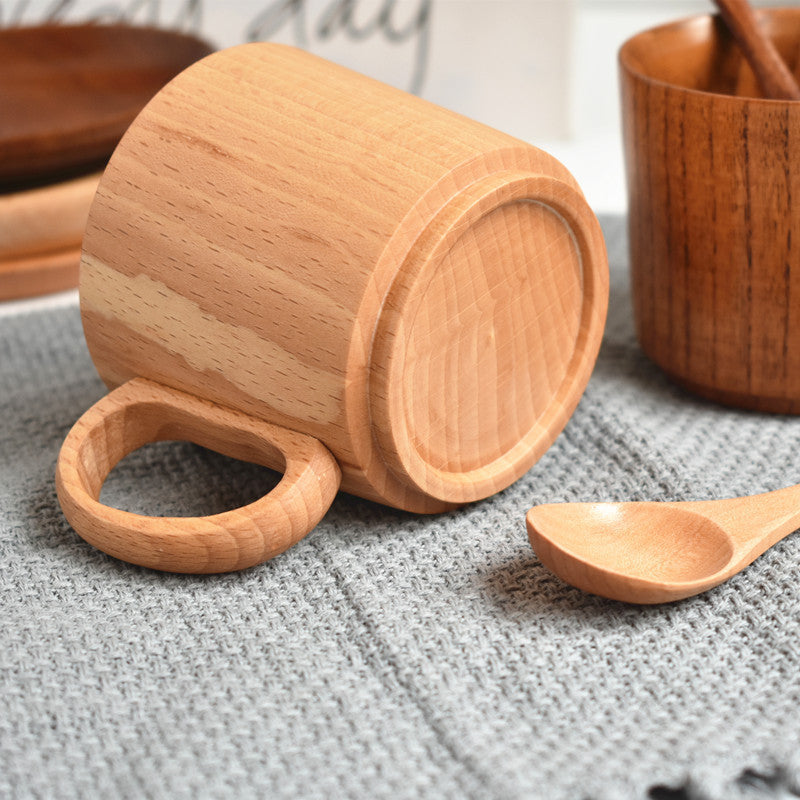 Beech & Jujube Wood Coffee Cup - Tea Set