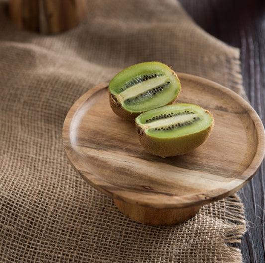 Japanese Wood Fruit Tray - Decorative Serving Platter