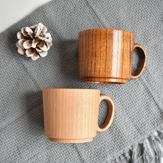 Beech & Jujube Wood Coffee Cup - Tea Set