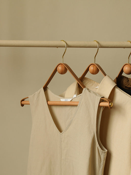 Nordic Wood Seamless Hangers - Non-Marking Clothes