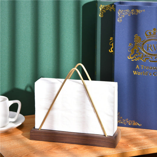 Wood Vertical Paper Towel Rack - Roll Holder