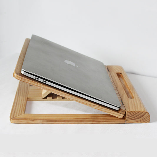 Wood Foldable Laptop Stand - Portable Desk Holder