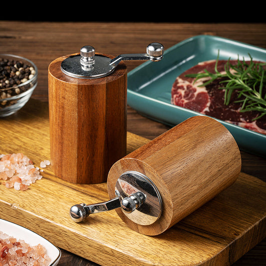 Wood Pepper Mill with Prickly Ash - Salt/Pepper Grinder