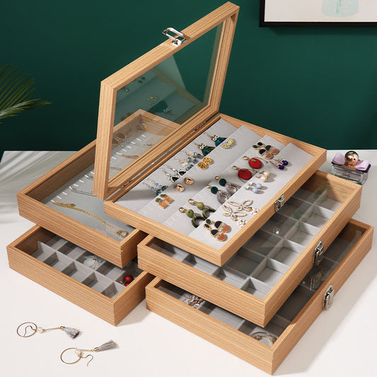 Rosewood Jewelry Box - Wooden Organizer Case