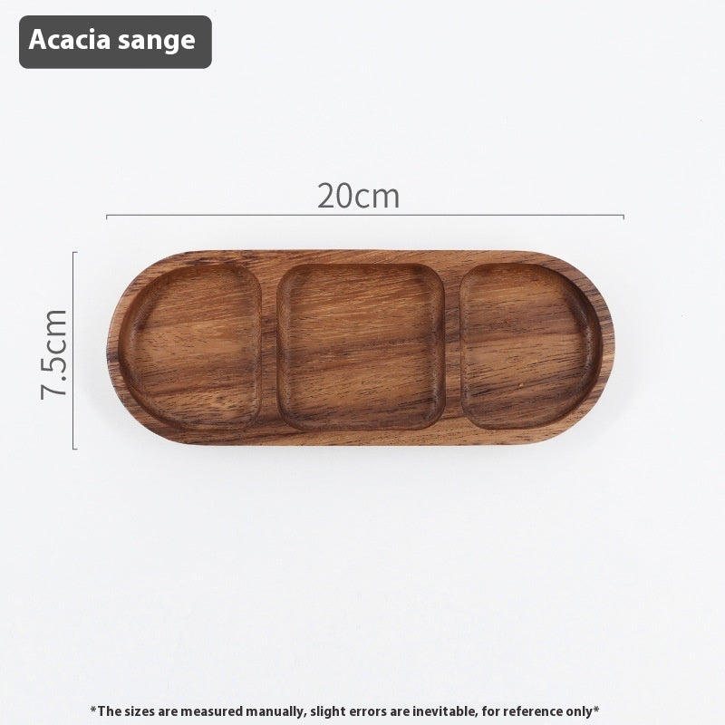 Japanese Wood Side Plate - Small Serving Dish