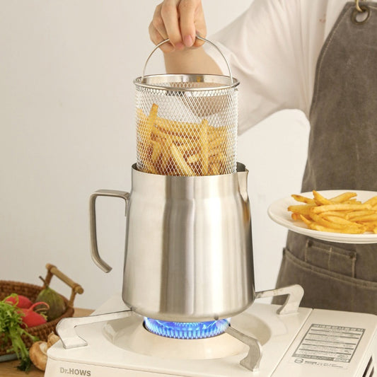 Stainless Steel Oil Filter Vessel - with Fry Basket